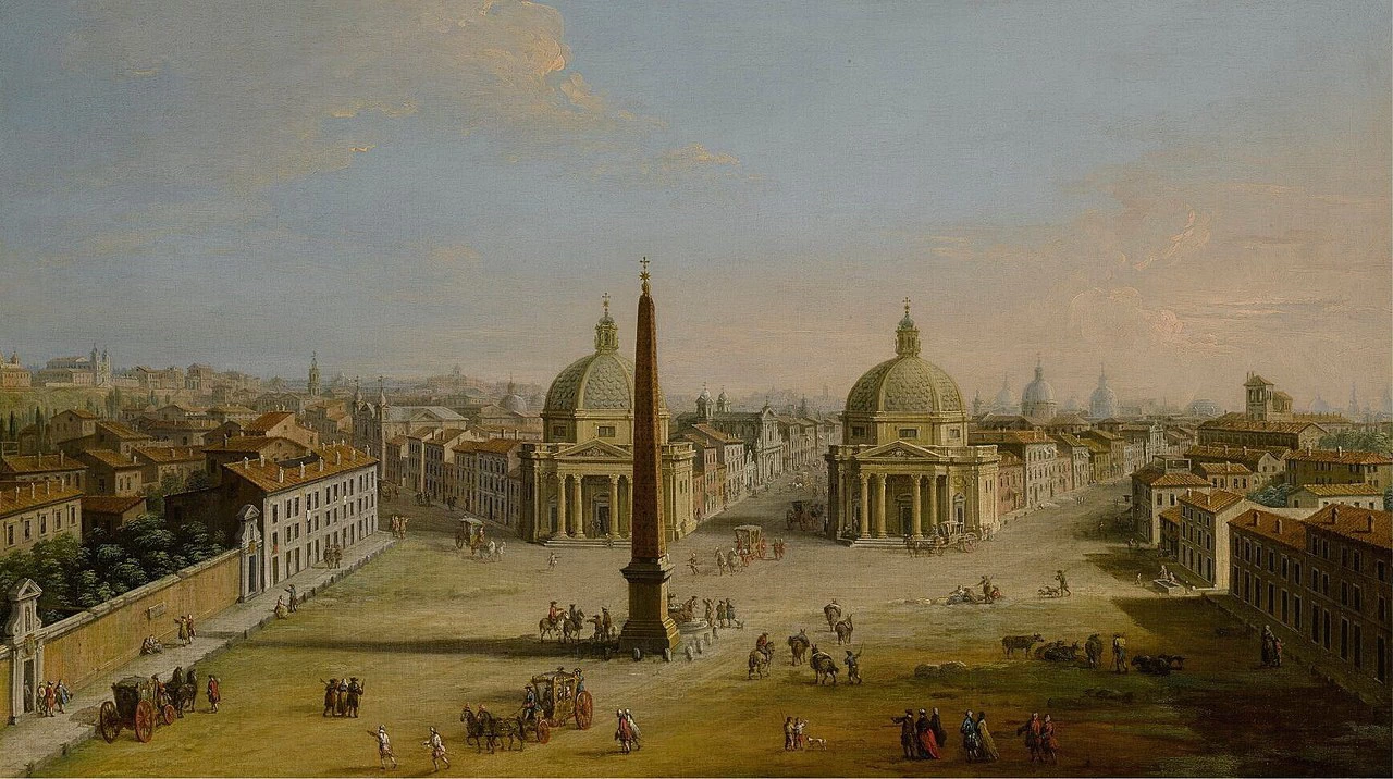 Veduta di Piazza del Popolo